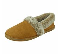 Mujer Skechers Cali con Espuma de Memoria Equipo Tostado 32777 Vegano Pantuflas