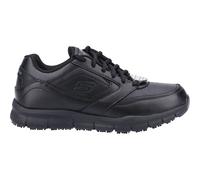 Mujer Skechers Trabajo Zapatillas Nampa Wyola con Cordones Antideslizante Shoes