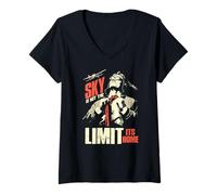 Mujer Sky is Not The Limit Its Home Camiseta Cuello V