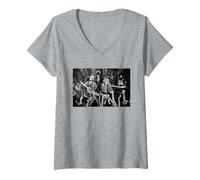 Mujer Slade Live Montreux Golden Rose Pop Festival Noddy Holder Camiseta Cuello V