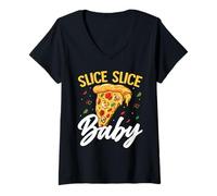 Mujer Slice Slice Baby Camiseta Cuello V