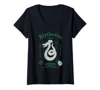 Mujer Slytherin Pride Harry Potter Nuevo diseño 2025 Camiseta Cuello V