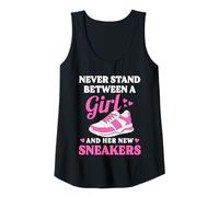 Mujer Sneaker Lover Girl Funny Shoe Addict para Mujer Camiseta sin Mangas