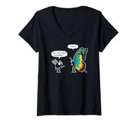Mujer So All I Need Is Butter? Fly and Butterfly Funny Insect Meme Camiseta Cuello V