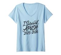 Mujer Sobreviví Apush 2025-2026 Ap Historia de EE. UU. Sobreviví a Apush Camiseta Cuello V