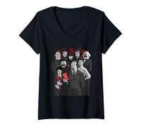 Mujer Socialista Comunista Karl Marx Stalin Che Guevara Lenin Mao Camiseta Cuello V