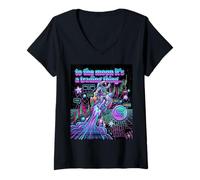 Mujer Solana Crypto Bullrun Sol Millonario Rico en Tokens Camiseta Cuello V