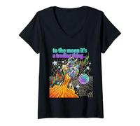 Mujer Solana Crypto Bullrun Sol Millonario Rico en Tokens Camiseta Cuello V