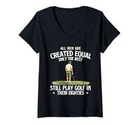 Mujer Solo los Mejores todavía juegan al Golf en Sus Ochenta años - 80 años Camiseta Cuello V