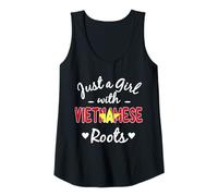 Mujer Solo una Chica con raíces vietnamitas Orgullo de la Herencia de Vietnam Camiseta sin Mangas