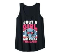 Mujer Solo una chica que ama el elefante de Tailandia Camiseta sin Mangas