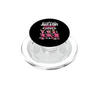 Mujer Sólo una Chica Que ama los Ciervos Animales Salvajes PopSockets PopGrip para MagSafe