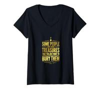 Mujer Some People Are Such Treasures Funny Sarcastic Cita Camiseta Cuello V