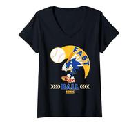 Mujer Sonic The Hedgehog - Sonic Fast Ball Camiseta Cuello V