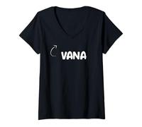Mujer Sono Vana Divertente Vanità Personaggio Camiseta Cuello V