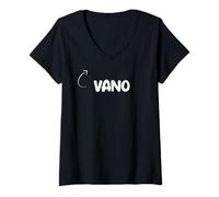Mujer Sono Vano Divertente Vanità Personaggio Camiseta Cuello V