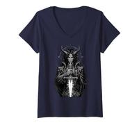 Mujer Sonrisa de Acero El manifiesto de Botis Camiseta Cuello V