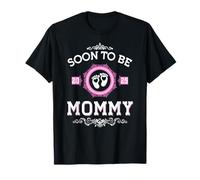 Mujer Soon to be Mommy 2025 Mother's Da Camiseta