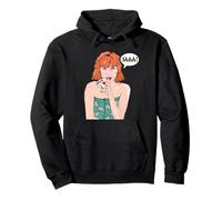 Mujer sosteniendo cuatro ases Poker Hand Sudadera con Capucha