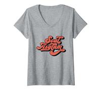 Mujer Soul Asylum 70's Vintage Retro Art Camiseta Regalo Camiseta Cuello V
