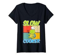 Mujer Sous Vide Camiseta Cuello V