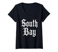 Mujer South Bay Los Ángeles Redondo Torrance El Segundo Lomita 310 Camiseta Cuello V