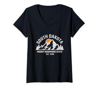 Mujer South Dakota - Mount Rushmore State - Outdoors - Classic Camiseta Cuello V
