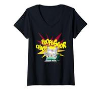 Mujer South Park Butters Profesor Caos Supervillano Alter Ego Camiseta Cuello V