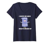 Mujer South Park Towelie I Have No Idea What's Going On Cartoon Camiseta Cuello V