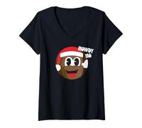 Mujer South Park Xmas Mr Hankey Navidad Poo Howdy Clásico Comic Camiseta Cuello V