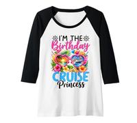 Mujer Soy El Cumpleaños Cruise Princesa Cumpleaños Mujer Niña Camiseta Manga Raglan