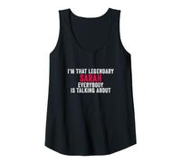 Mujer Soy Esa Sarah legendaria de la Que Todos Hablan Camiseta sin Mangas