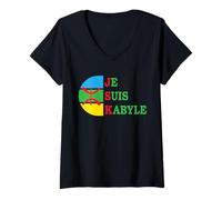 Mujer Soy Kabyle - AMAZIGH Camiseta Cuello V
