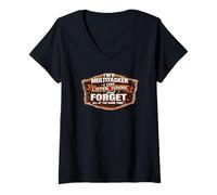 Mujer Soy Multitarea Puedo Escuchar Ignorar Y Olvidar Funny Sarca Camiseta Cuello V
