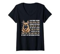 Mujer Soy tu Pastor alemán - Criador de Mascotas canino Amante de los Perros Camiseta Cuello V