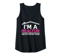 Mujer Soy un Agente inmobiliario Agente inmobiliario Divertido Agente in Camiseta sin Mangas