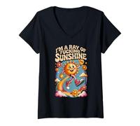 Mujer Soy un Rayo de puto Sol Funny Sarcastic Hombres Mujeres Camiseta Cuello V