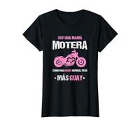 Mujer Soy Una Mamá Motera Como Una Mamá Normal Pero Más Guay Camiseta