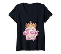 Mujer Soy una Reina del Drama, así Que Dame mi Corona Camiseta Cuello V