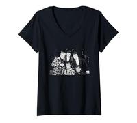 Mujer Spandau Ballet Pelea por Nosotros mismos Video Shoot 1986 Camiseta Cuello V