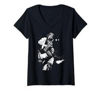Mujer Spandau Ballet Tony Hadley & Steve Norman Desfile Era 1984 Camiseta Cuello V