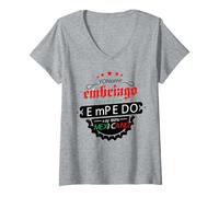 Mujer Spanish-Mexican Slang Words Spanglish Sarcastic Street Camiseta Cuello V