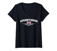 Mujer Spennymoor England Camiseta Cuello V
