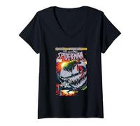 Mujer Spider-Man Planet Of The Symbiotes Camiseta Cuello V