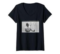 Mujer Spike Milligan Comediante Squash The Goon Show 1979 Camiseta Cuello V
