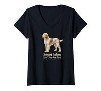 Mujer Spinone Italiano Dog - El Animal Secreto Mejor guardado de Italia Camiseta Cuello V