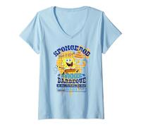 Mujer Sponge Bob - Summer Barbeque Camiseta Cuello V