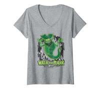 Mujer Spongebob Movie (2025) Walk The Plank Camiseta Cuello V