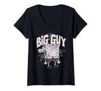 Mujer Spongebob Squarepants Big Guy Proud Camiseta Cuello V