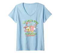 Mujer Spongebob Squarepants Christmas We Wish You A Krabby Xmas! Camiseta Cuello V